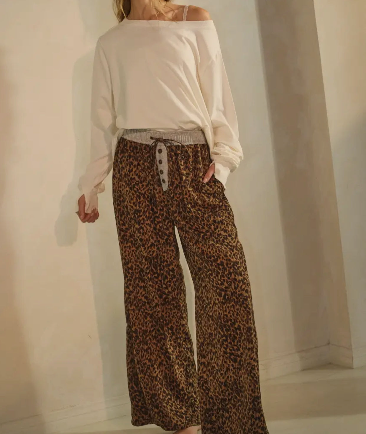 Leopard pants