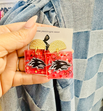 School/Team earrings