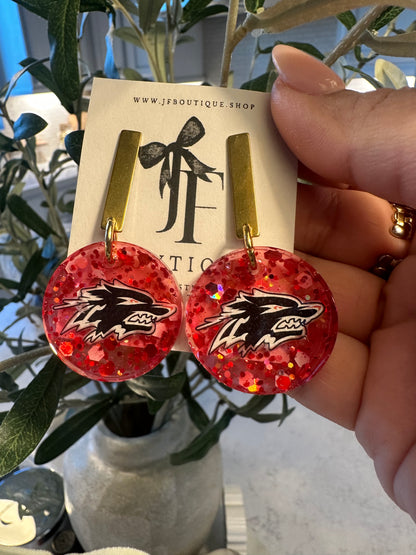 School/Team earrings