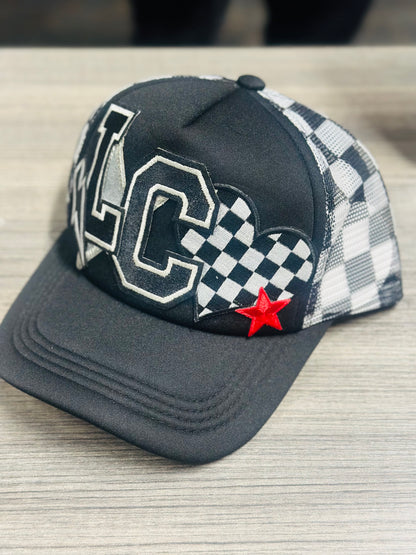 Checkers custom hats