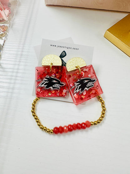 School/Team earrings