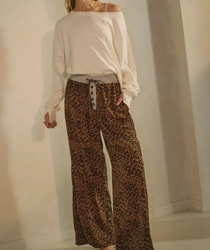 Leopard pants